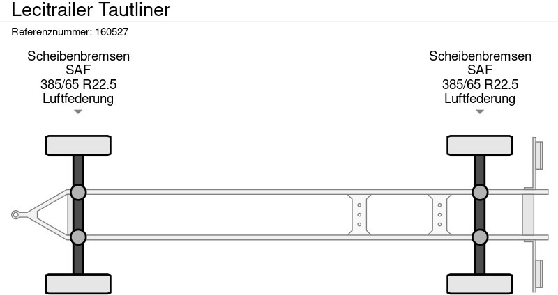 Trailer dengan terpal samping Lecitrailer Tautliner: gambar 14