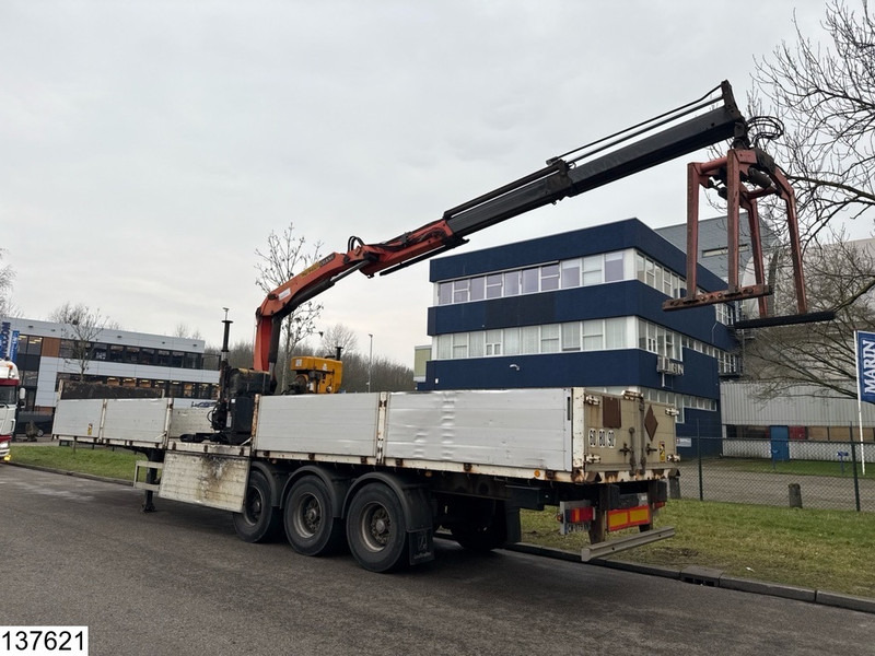 Lecitrailer open laadbak Palfinger PK15500, Remote - Semi-trailer flatbed: gambar 2 Lecitrailer open laadbak Palfinger PK15500, Remote - Semi-trailer flatbed: gambar 2