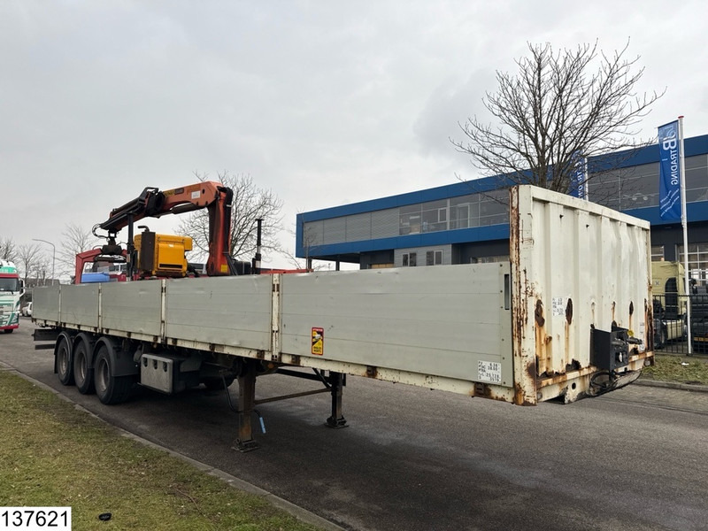 Lecitrailer open laadbak Palfinger PK15500, Remote - Semi-trailer flatbed: gambar 4 Lecitrailer open laadbak Palfinger PK15500, Remote - Semi-trailer flatbed: gambar 4