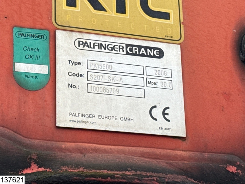 Semi-trailer flatbed Lecitrailer open laadbak Palfinger PK15500, Remote: gambar 8 Semi-trailer flatbed Lecitrailer open laadbak Palfinger PK15500, Remote: gambar 8