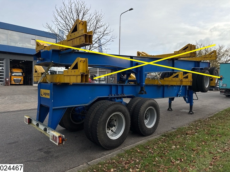 Legras Openlaadbak Wood transport, Steel suspension - Semi-trailer pengangkut kayu: gambar 2 Legras Openlaadbak Wood transport, Steel suspension - Semi-trailer pengangkut kayu: gambar 2