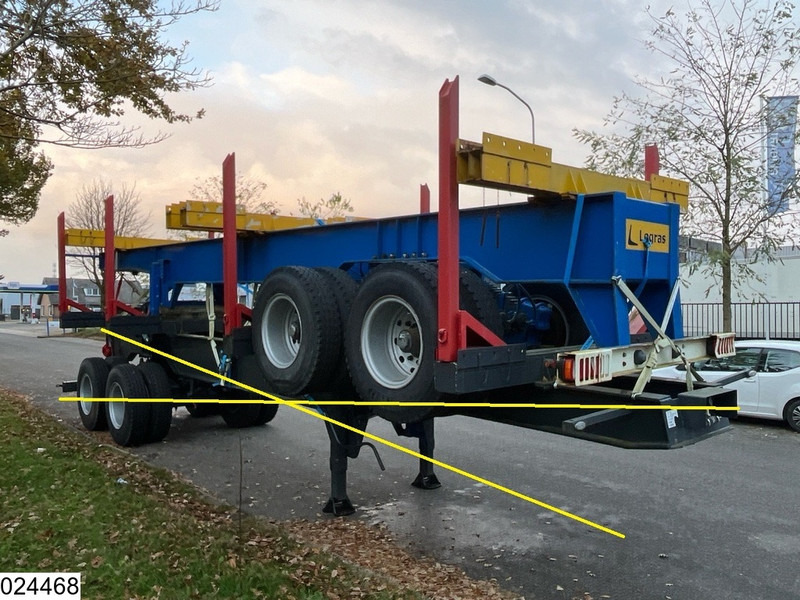 Legras Openlaadbak Wood transport, Steel suspension - Semi-trailer pengangkut kayu: gambar 4 Legras Openlaadbak Wood transport, Steel suspension - Semi-trailer pengangkut kayu: gambar 4