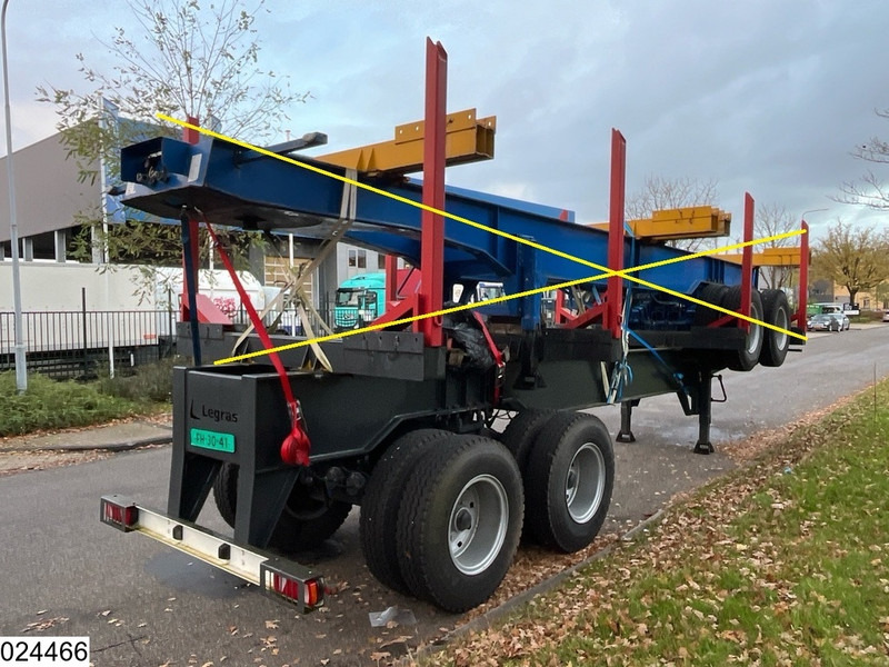 Legras Openlaadbak Wood transport, Steel suspension - Semi-trailer pengangkut kayu: gambar 2 Legras Openlaadbak Wood transport, Steel suspension - Semi-trailer pengangkut kayu: gambar 2