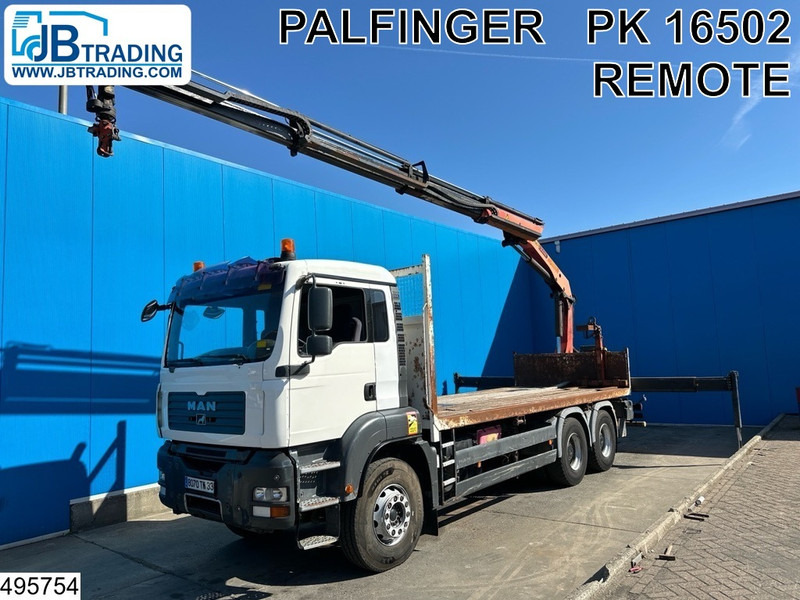 MAN TGA 26 360 6X4, Manual, Steel suspension, Palfinger - Truk flatbed, Truk derek: gambar 1 MAN TGA 26 360 6X4, Manual, Steel suspension, Palfinger - Truk flatbed, Truk derek: gambar 1