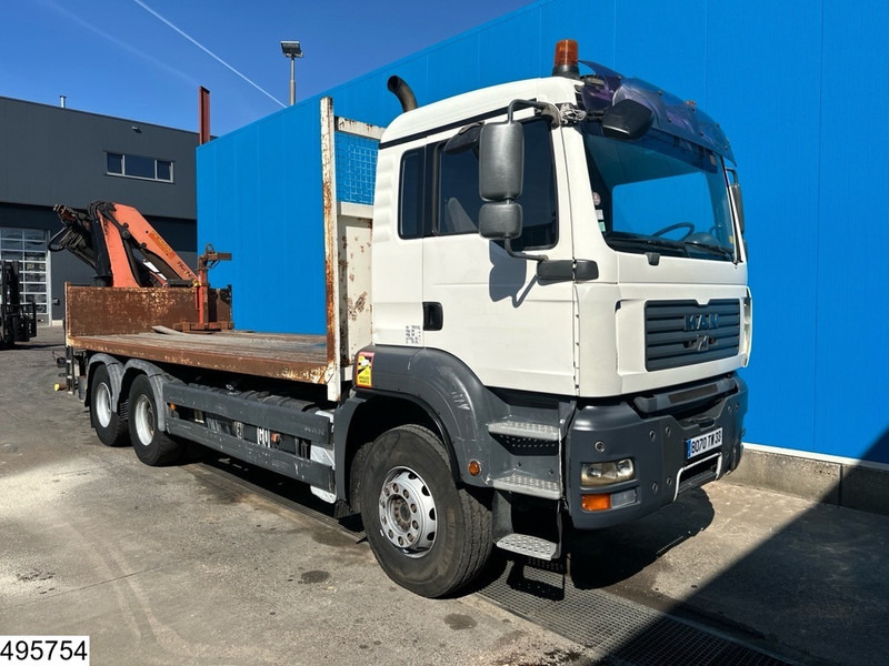 MAN TGA 26 360 6X4, Manual, Steel suspension, Palfinger - Truk flatbed, Truk derek: gambar 2 MAN TGA 26 360 6X4, Manual, Steel suspension, Palfinger - Truk flatbed, Truk derek: gambar 2