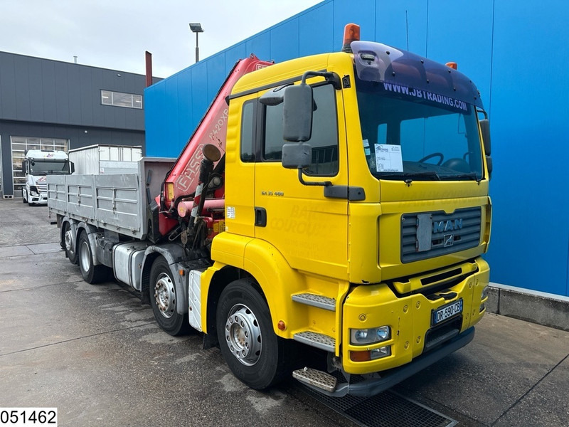 MAN TGA 35 400 8x2, Handgeschakeld, Fassi, Remote - Truk flatbed, Truk derek: gambar 3 MAN TGA 35 400 8x2, Handgeschakeld, Fassi, Remote - Truk flatbed, Truk derek: gambar 3
