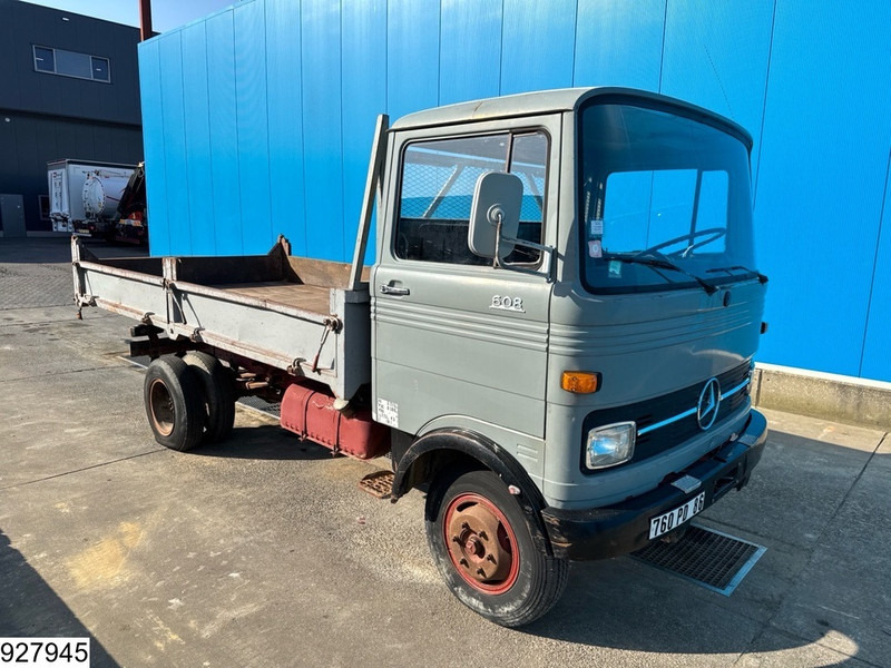 Mercedes-Benz 608 D Manual, Steel suspension, Bennes Marrel - Truk jungkit: gambar 3 Mercedes-Benz 608 D Manual, Steel suspension, Bennes Marrel - Truk jungkit: gambar 3