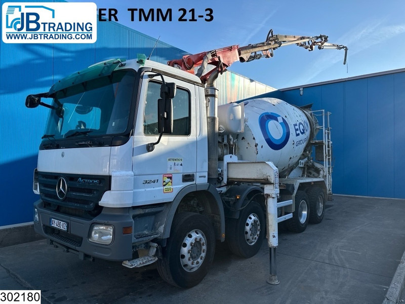 Mercedes-Benz Actros 3241 8x4, PUMI, Putzmeister, 21 MTR, Telligent 16 - Truk pompa beton: gambar 1 Mercedes-Benz Actros 3241 8x4, PUMI, Putzmeister, 21 MTR, Telligent 16 - Truk pompa beton: gambar 1