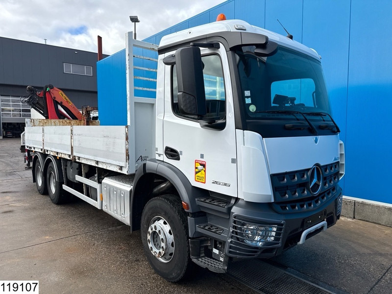 Mercedes-Benz Arocs 2636 6x4, EURO 6, Palfinger, Leaf suspension - Truk flatbed, Truk derek: gambar 3 Mercedes-Benz Arocs 2636 6x4, EURO 6, Palfinger, Leaf suspension - Truk flatbed, Truk derek: gambar 3