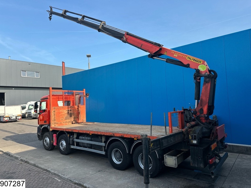 Mercedes-Benz Arocs 3240 8X4, EURO 6, Steel suspension, Palfinger - Truk flatbed, Truk derek: gambar 4 Mercedes-Benz Arocs 3240 8X4, EURO 6, Steel suspension, Palfinger - Truk flatbed, Truk derek: gambar 4