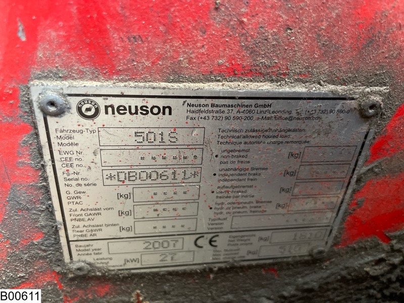 Neuson 501 S 510KG, 3.5M, 2417h - Wheel loader: gambar 5 Neuson 501 S 510KG, 3.5M, 2417h - Wheel loader: gambar 5