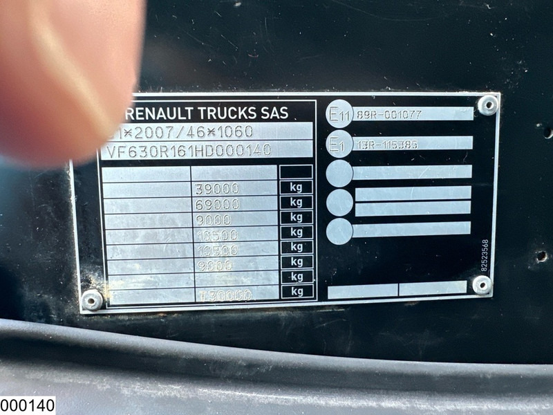 Renault C 430 8X4, EURO 6, HIAB, Remote - Truk flatbed, Truk derek: gambar 5 Renault C 430 8X4, EURO 6, HIAB, Remote - Truk flatbed, Truk derek: gambar 5