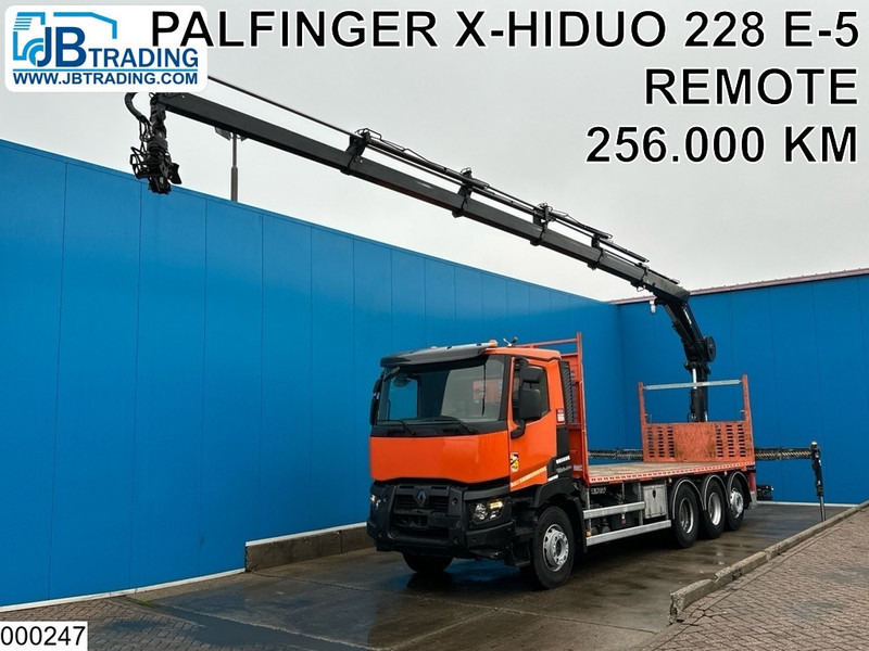 Renault C 430 8X4, EURO 6, HIAB, X-HIDUO 228 E-5 - Truk flatbed: gambar 1 Renault C 430 8X4, EURO 6, HIAB, X-HIDUO 228 E-5 - Truk flatbed: gambar 1