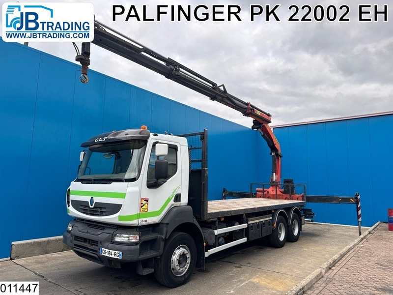 Renault Kerax 380 Dxi 6X4, EURO 5, Palfinger, Manual - Truk flatbed, Truk derek: gambar 1 Renault Kerax 380 Dxi 6X4, EURO 5, Palfinger, Manual - Truk flatbed, Truk derek: gambar 1