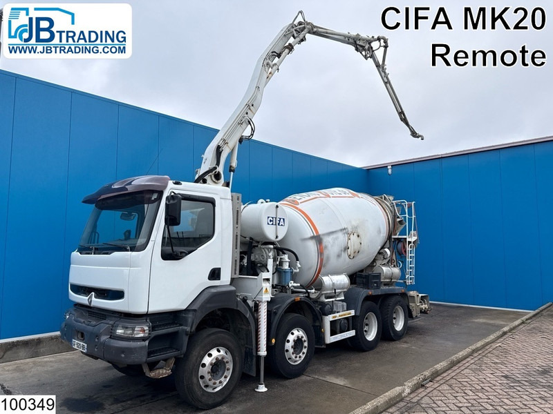 Renault Kerax 420 8x4, EURO 3, Cifa MK20, 9m3 - Truk pompa beton: gambar 1 Renault Kerax 420 8x4, EURO 3, Cifa MK20, 9m3 - Truk pompa beton: gambar 1