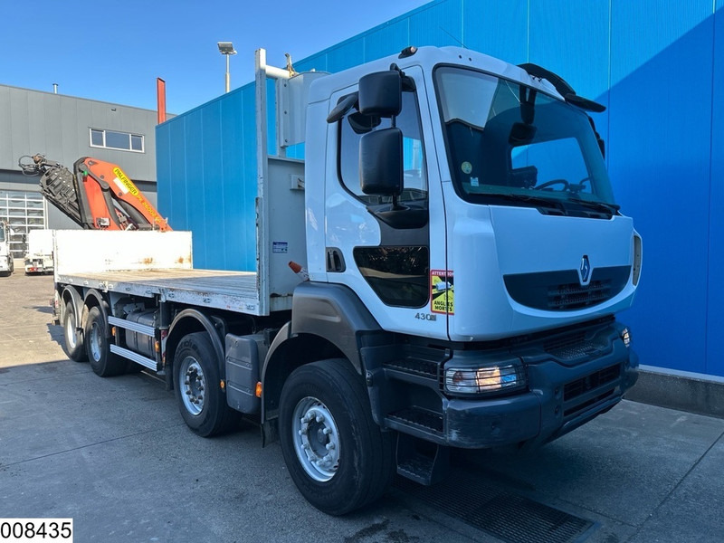 Renault Kerax 430 Dxi 8x4, EURO 5, Palfinger, Remote, Steel suspenion - Truk flatbed, Truk derek: gambar 3 Renault Kerax 430 Dxi 8x4, EURO 5, Palfinger, Remote, Steel suspenion - Truk flatbed, Truk derek: gambar 3