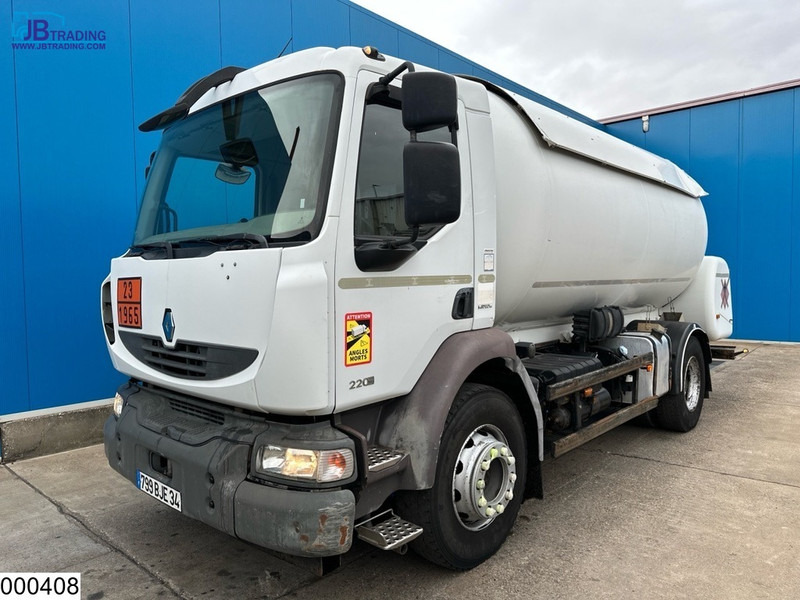 Renault Midlum 220 15985 Liter, LPG GPL, Gastank, Steel suspension - Truk tangki: gambar 1 Renault Midlum 220 15985 Liter, LPG GPL, Gastank, Steel suspension - Truk tangki: gambar 1