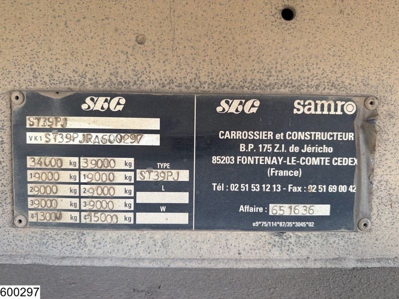 Samro gesloten bak - Semi-trailer kotak tertutup: gambar 4 Samro gesloten bak - Semi-trailer kotak tertutup: gambar 4