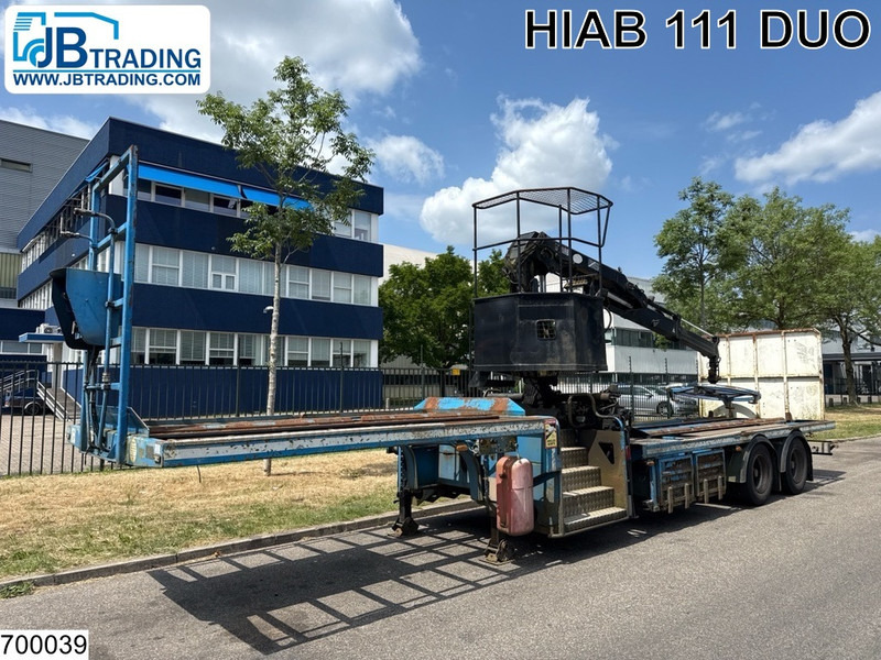 Samro open laadbak Hiab - Semi-trailer flatbed: gambar 1 Samro open laadbak Hiab - Semi-trailer flatbed: gambar 1