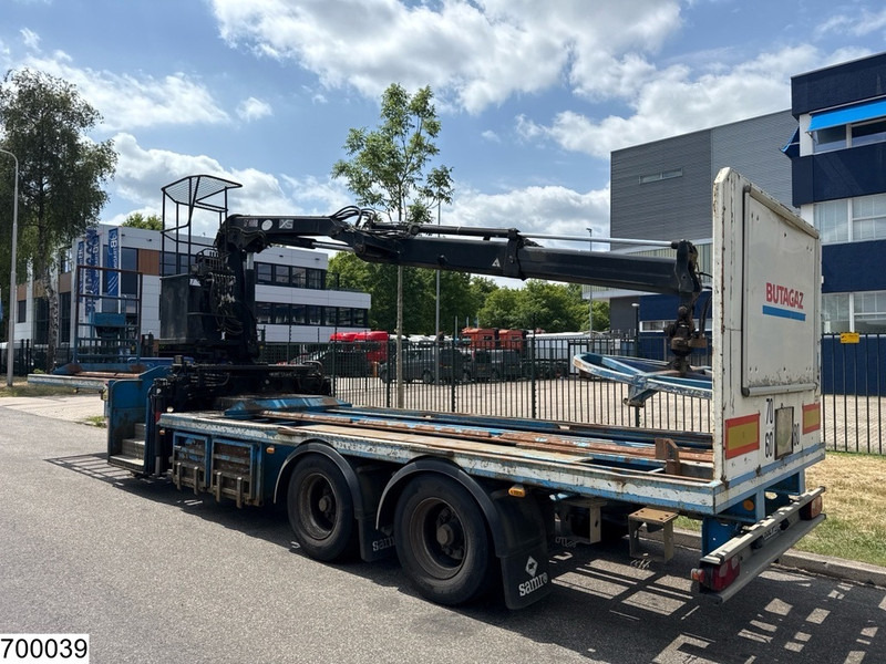 Samro open laadbak Hiab - Semi-trailer flatbed: gambar 2 Samro open laadbak Hiab - Semi-trailer flatbed: gambar 2