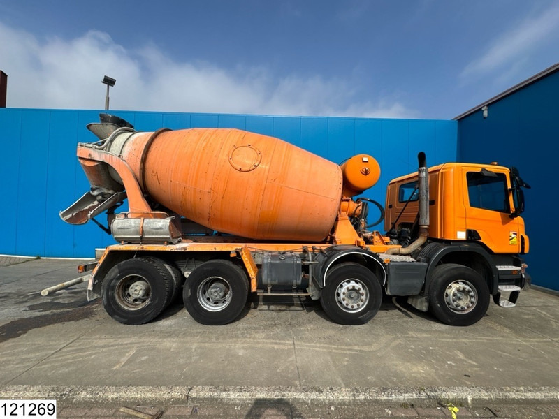 Truk pengaduk beton Scania P 380 8X4, Manual, Steel suspension, Stetter 8M3: gambar 16