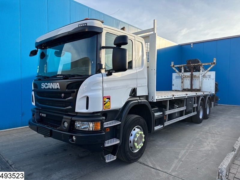 Scania P 410 6x4, EURO 6, Hiab, Remote, Retarder - Truk flatbed, Truk derek: gambar 3 Scania P 410 6x4, EURO 6, Hiab, Remote, Retarder - Truk flatbed, Truk derek: gambar 3