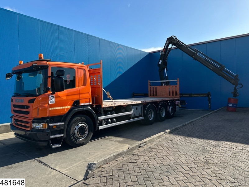 Scania P 410 8x4, EURO 6, HIAB, Remote - Truk flatbed, Truk derek: gambar 2 Scania P 410 8x4, EURO 6, HIAB, Remote - Truk flatbed, Truk derek: gambar 2