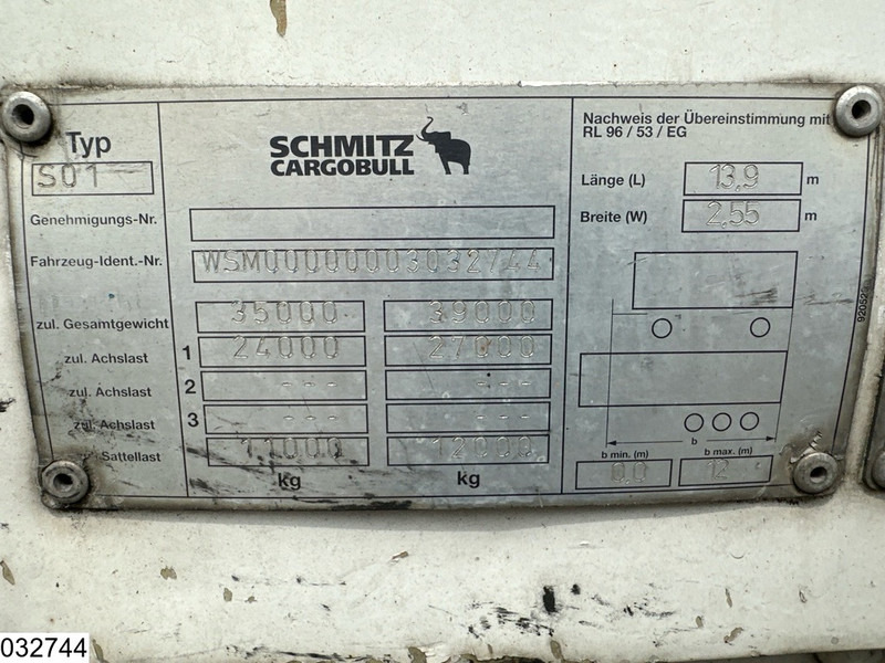 Schmitz Cargobull Tautliner mega - Semi-trailer dengan terpal samping: gambar 4 Schmitz Cargobull Tautliner mega - Semi-trailer dengan terpal samping: gambar 4