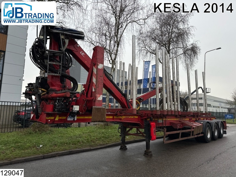 Trax open laadbak Timber transport, Kesla 2014 - Semi-trailer pengangkut kayu: gambar 1 Trax open laadbak Timber transport, Kesla 2014 - Semi-trailer pengangkut kayu: gambar 1