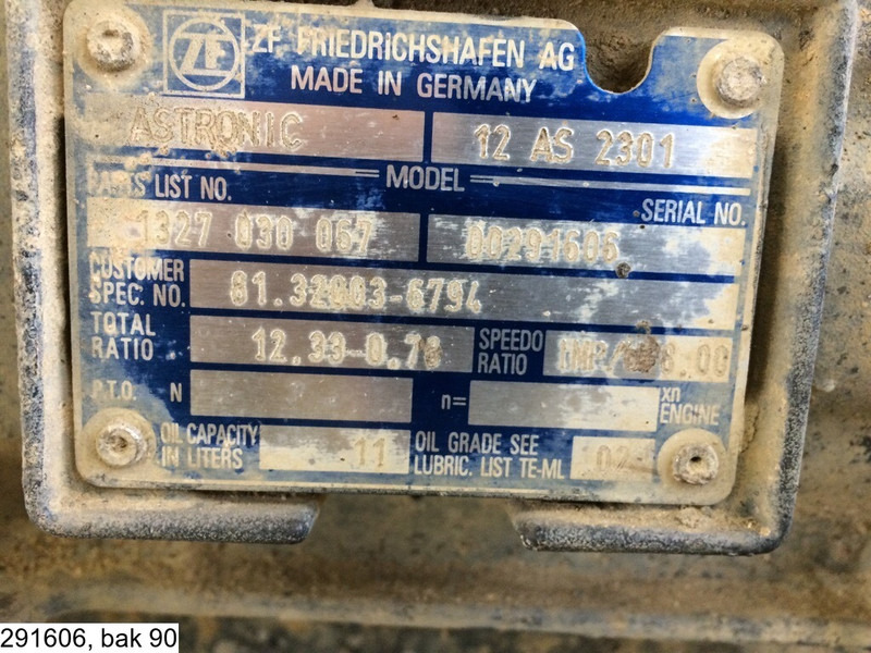 ZF ASTRONIC, CF, 12 AS 2301, Automatic - Gearbox: gambar 2 ZF ASTRONIC, CF, 12 AS 2301, Automatic - Gearbox: gambar 2
