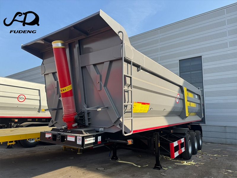 FUDENG 80 Ton Tipper Semi Trailer - Semi-trailer jungkit: gambar 1 FUDENG 80 Ton Tipper Semi Trailer - Semi-trailer jungkit: gambar 1