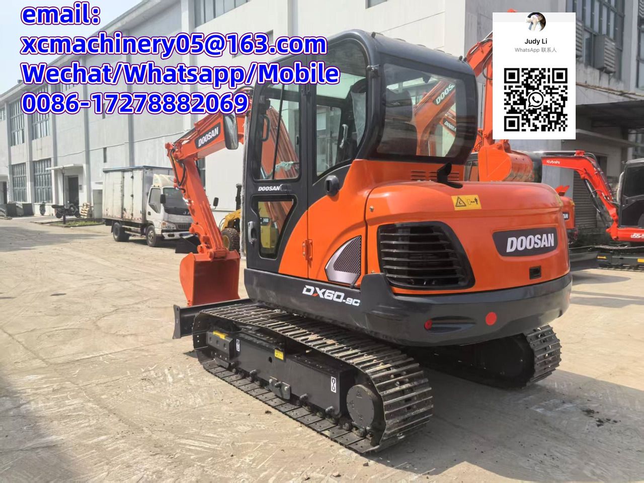 DOOSAN dx60-9 - Ekskavator mini: gambar 1 DOOSAN dx60-9 - Ekskavator mini: gambar 1