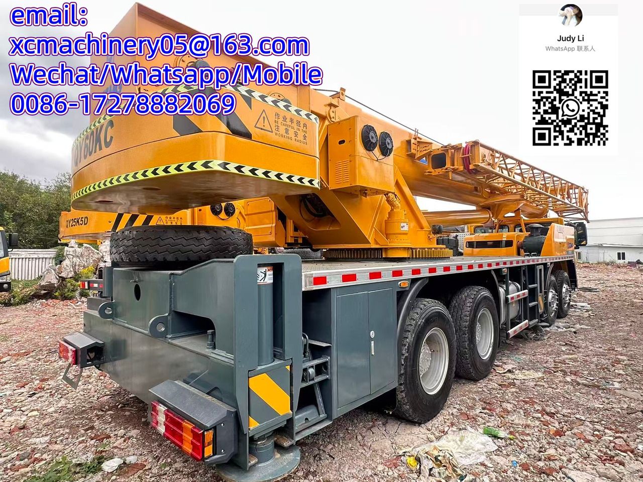 XCMG qy60kc - Derek bergerak: gambar 3 XCMG qy60kc - Derek bergerak: gambar 3
