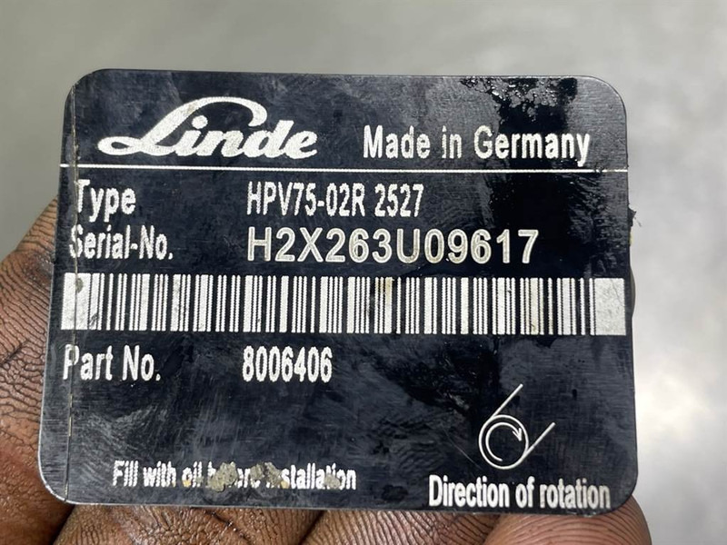 Leasing Atlas 8006406-Linde HPV75-02R-Drive pump/Fahrpumpe Atlas 8006406-Linde HPV75-02R-Drive pump/Fahrpumpe: gambar 9
