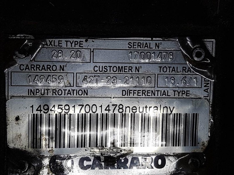 Komatsu WA70-5-Carraro 28.20-149459-Axle housing/Achskörpe - Poros dan bagian untuk Peralatan konstruksi: gambar 3 Komatsu WA70-5-Carraro 28.20-149459-Axle housing/Achskörpe - Poros dan bagian untuk Peralatan konstruksi: gambar 3