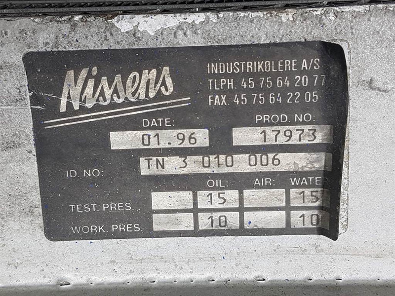 Nissens TN3010006-Cooler/Kühler/Koeler - Mesin untuk Peralatan konstruksi: gambar 4 Nissens TN3010006-Cooler/Kühler/Koeler - Mesin untuk Peralatan konstruksi: gambar 4