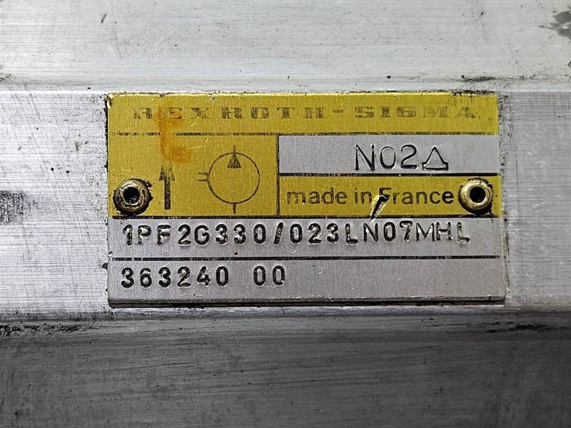 Rexroth 1PF2G330/023RD07MBK - Gearpump/Zahnradpumpe - Hidrolika untuk Peralatan konstruksi: gambar 5 Rexroth 1PF2G330/023RD07MBK - Gearpump/Zahnradpumpe - Hidrolika untuk Peralatan konstruksi: gambar 5