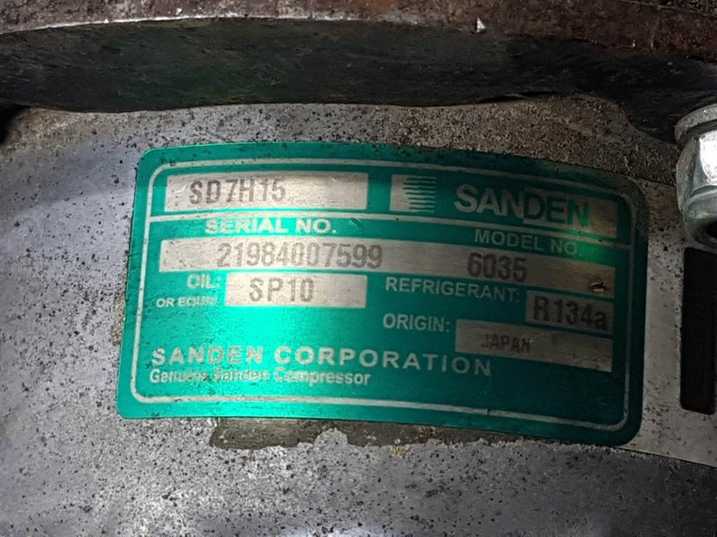 SANDEN SD7H15-6035-Compressor/Kompressor/Aircopomp - Kompresor AC untuk Peralatan konstruksi: gambar 4 SANDEN SD7H15-6035-Compressor/Kompressor/Aircopomp - Kompresor AC untuk Peralatan konstruksi: gambar 4