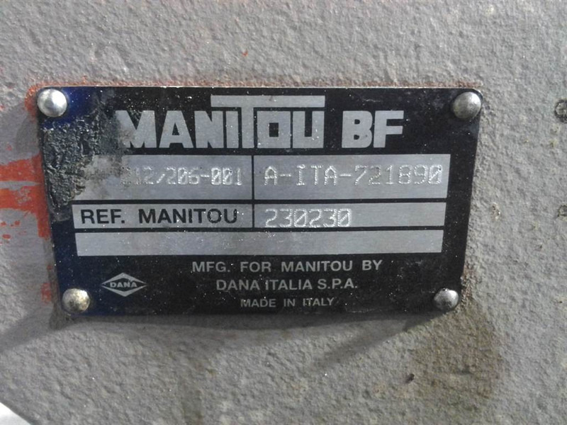 Spicer Dana 212/206-001 - Manitou MT 932.25 - Axle - Poros dan bagian untuk Peralatan konstruksi: gambar 3 Spicer Dana 212/206-001 - Manitou MT 932.25 - Axle - Poros dan bagian untuk Peralatan konstruksi: gambar 3