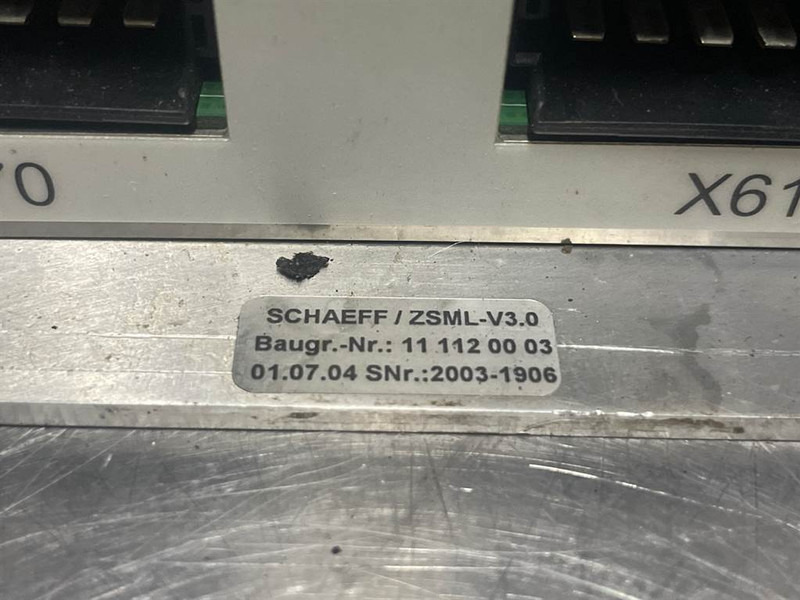 Terex Schaeff 5322000003-ZSML-V3.0-Control box/Steuermodul - Sistem listrik untuk Peralatan konstruksi: gambar 4 Terex Schaeff 5322000003-ZSML-V3.0-Control box/Steuermodul - Sistem listrik untuk Peralatan konstruksi: gambar 4