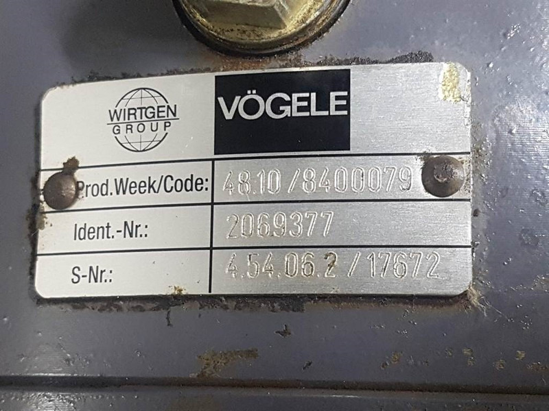 Vögele -Wirtgen 2069377-Reductor/Gearbox/Getriebe - Hidrolika untuk Peralatan konstruksi: gambar 5 Vögele -Wirtgen 2069377-Reductor/Gearbox/Getriebe - Hidrolika untuk Peralatan konstruksi: gambar 5