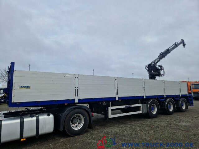 Kennis Hiab Roll-Kran 36t. Nutzlast Lenkachsen - Semi-trailer flatbed: gambar 3 Kennis Hiab Roll-Kran 36t. Nutzlast Lenkachsen - Semi-trailer flatbed: gambar 3