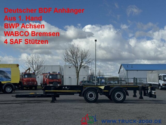 Kögel ZW 18-22,5 Tandem BDF BPW Achsen Scheibenbremsen - Trailer pengangkut mobil: gambar 1 Kögel ZW 18-22,5 Tandem BDF BPW Achsen Scheibenbremsen - Trailer pengangkut mobil: gambar 1