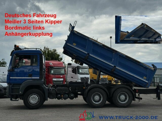 MAN TGS 26.400 6x4 Meiller 3 Seiten Kipper Bordmatik - Truk jungkit: gambar 1 MAN TGS 26.400 6x4 Meiller 3 Seiten Kipper Bordmatik - Truk jungkit: gambar 1