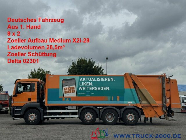 MAN TGS 35.360 8x2 Zoeller 29m³ Medium Schüttung 1.3 - Truk sampah: gambar 1 MAN TGS 35.360 8x2 Zoeller 29m³ Medium Schüttung 1.3 - Truk sampah: gambar 1