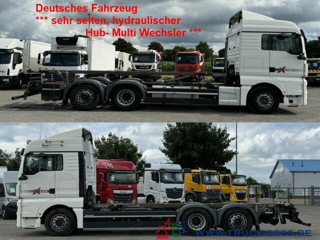 MAN TGX 26.480 XLX Haus Bett hydr Hub Multi Wechsler - Pengangkut kontainer/ Container truck: gambar 1 MAN TGX 26.480 XLX Haus Bett hydr Hub Multi Wechsler - Pengangkut kontainer/ Container truck: gambar 1