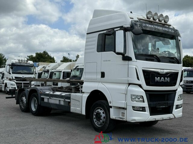 Pengangkut kontainer/ Container truck MAN TGX 26.480 XLX Haus Bett hydr Hub Multi Wechsler: gambar 12