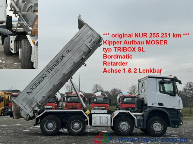 Mercedes-Benz Arocs 3248 8x4/4 Moser 3 Seiten Kipper Retarder - Truk jungkit: gambar 1 Mercedes-Benz Arocs 3248 8x4/4 Moser 3 Seiten Kipper Retarder - Truk jungkit: gambar 1