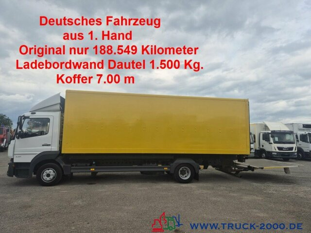 Mercedes-Benz Atego 1021 7m Koffer LBW 1.5t. nur 188549 KM - Truk box: gambar 1 Mercedes-Benz Atego 1021 7m Koffer LBW 1.5t. nur 188549 KM - Truk box: gambar 1