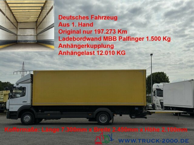 Mercedes-Benz Atego 1224 Koffer MBB Palfinger LBW 1.500KG AHK - Truk box: gambar 1 Mercedes-Benz Atego 1224 Koffer MBB Palfinger LBW 1.500KG AHK - Truk box: gambar 1